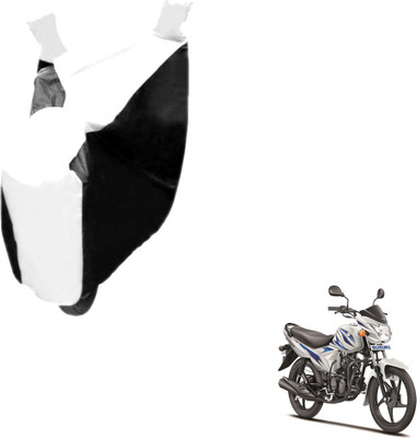 MOCKHE Two Wheeler Cover for Suzuki(Hayate, Black, White)