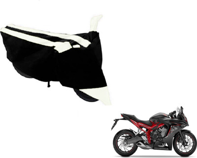 Flipkart SmartBuy Two Wheeler Cover for Honda(CBR 650F, Black, White)