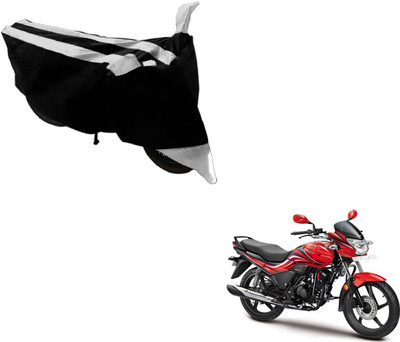 NIKS Two Wheeler Cover for Hero(Passion Xpro, Black, Silver)