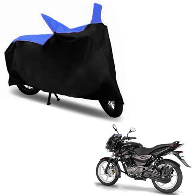 InayaAutoMotive Two Wheeler Cover for Bajaj(Pulsar 150 DTS-i, Black, Blue)