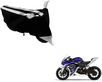 Flipkart SmartBuy Two Wheeler Cover for Yamaha(YZF R25, Black, Silver)
