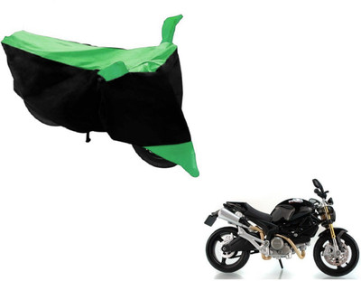 MOCKHE Two Wheeler Cover for Ducati(Monster 82, Black, Green)