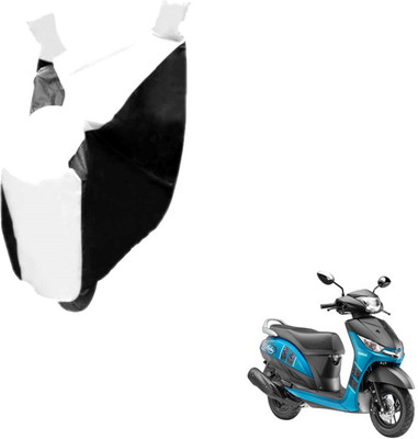 Auto Hub Two Wheeler Cover for Yamaha(Alpha, Black, White)