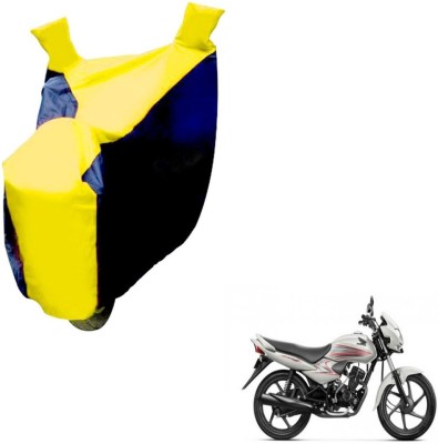 Auto Hub Two Wheeler Cover for Honda(Dream Neo, Black, Yellow)