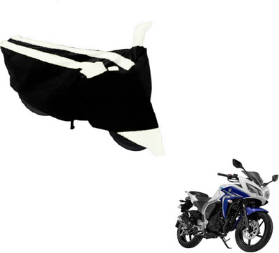 Amanzo Two Wheeler Cover for Yamaha(Fazer, Black, White)