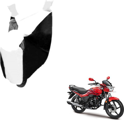 Auto Hub Two Wheeler Cover for Hero(Passion Xpro, Black, White)