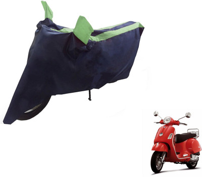 Auto Hub Two Wheeler Cover for Universal For Bike(Vespa LX, Black, Green)