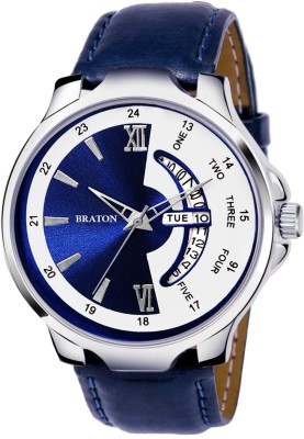 BRATON 4511 BLUE DAY&DATE DAY & DATE FUNCTIONING WATCH FOR MEN&BOYS Analog Watch  - For Men