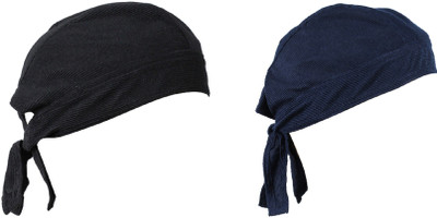 Bismaadh Men & Women Printed, Solid Bandana(Pack of 2)