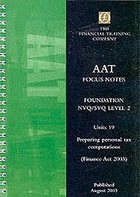 Personal Taxation Computations Fa2003 19(English, Paperback, unknown)