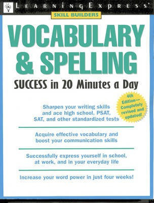 Vocabulary & Spelling Success in 20 Minutes a Day(English, Paperback, unknown)