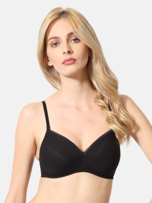 VAN HEUSEN Non-wired padded bra Women Full Coverage Heavily Padded Bra(Black)