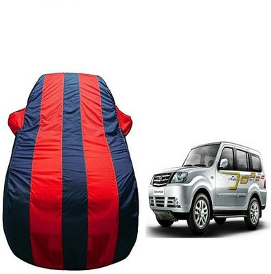 Frap Car Cover For Tata Sumo Grande (With Mirror Pockets)(Red, Blue)