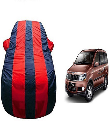 Frap Car Cover For Mahindra Xylo (With Mirror Pockets)(Red, Blue)