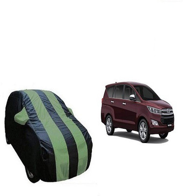 Frap Car Cover For Toyota Innova (With Mirror Pockets)(Green, Blue)