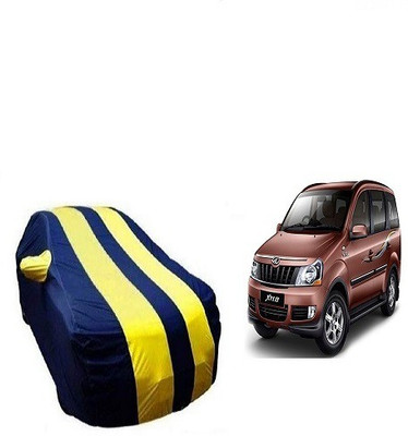 Frap Car Cover For Mahindra Xylo (With Mirror Pockets)(Yellow, Blue)