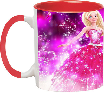 ARTBUG Cartoons - 3057-Red Ceramic Coffee Mug(350 ml)