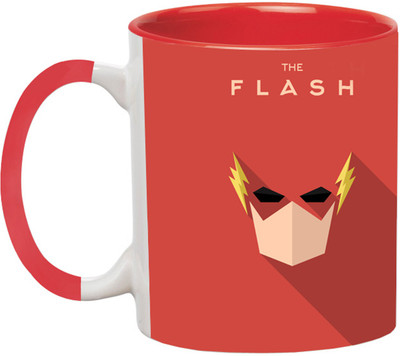 ARTBUG The Flash - 2933-Red Ceramic Coffee Mug(350 ml)