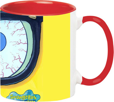 ARTBUG SpongeBob SquarePants -3430-Red Ceramic Coffee Mug(350 ml)
