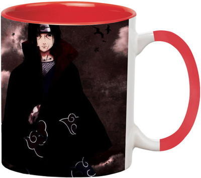 ARTBUG Itachi Uchiha Narruto -3216-Red Ceramic Coffee Mug(350 ml)