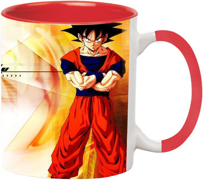 ARTBUG Dragon Ball Z Cartoon -3173-Red Ceramic Coffee Mug(350 ml)