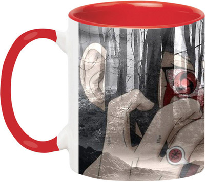 ARTBUG Itachi Uchiha Narruto -3225-Red Ceramic Coffee Mug(350 ml)