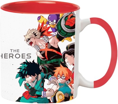 Ashvah Boku no Hero Academia - 3079-Red Ceramic Coffee Mug(350 ml)