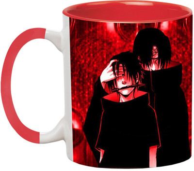 ARTBUG Itachi Uchiha Narruto -3232-Red Ceramic Coffee Mug(350 ml)