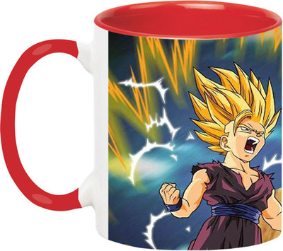 ARTBUG Dragon Ball Z Cartoon -3201-Red Ceramic Coffee Mug(350 ml)