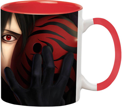 ARTBUG Naruto Cartoon -3280-Red Ceramic Coffee Mug(350 ml)