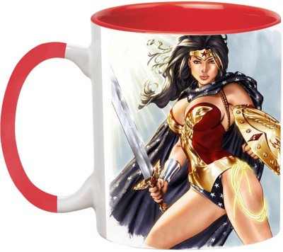 ARTBUG Wonder Woman - 3019-Red Ceramic Coffee Mug(350 ml)