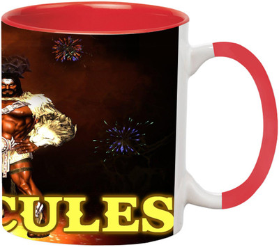 ARTBUG Hercules Greek Hero -2745-Red Ceramic Coffee Mug(350 ml)