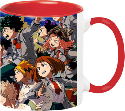 ARTBUG Boku no Hero Academia - 3102-Red Ceramic Coffee Mug(350 ml)