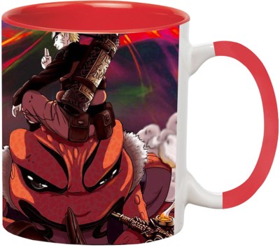 Ashvah Naruto Cartoon -3269-Red Ceramic Coffee Mug(350 ml)