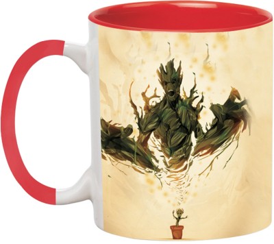 ARTBUG Groot Superhero -2687-R Ceramic Coffee Mug(350 ml)