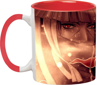 ARTBUG Itachi Uchiha Narruto -3215-Red Ceramic Coffee Mug(350 ml)