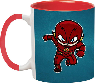 ARTBUG The Flash - 2939-Red Ceramic Coffee Mug(350 ml)