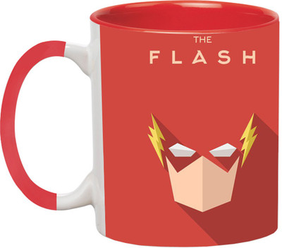 ARTBUG The Flash - 2907-Red Ceramic Coffee Mug(350 ml)