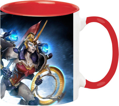 ARTBUG Wonder Woman - 3003-Red Ceramic Coffee Mug(350 ml)