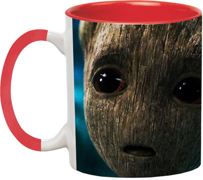 ARTBUG Groot Superhero -2696-R Ceramic Coffee Mug(350 ml)