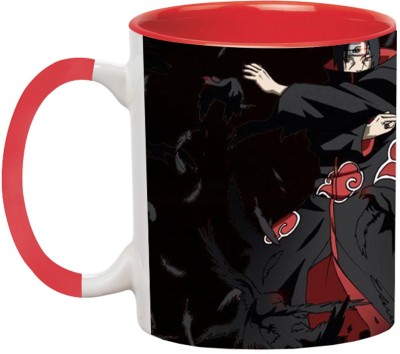 ARTBUG Itachi Uchiha Narruto -3220-Red Ceramic Coffee Mug(350 ml)