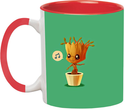 ARTBUG Groot Superhero -2705-R Ceramic Coffee Mug(350 ml)