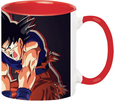 ARTBUG Dragon Ball Z Cartoon -3197-Red Ceramic Coffee Mug(350 ml)