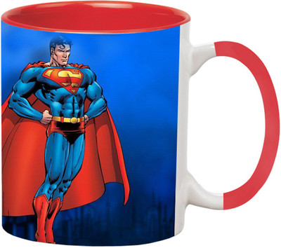 ARTBUG Superman Superhero - 2891-Red Ceramic Coffee Mug(350 ml)