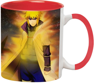 ARTBUG Naruto Cartoon -3267-Red Ceramic Coffee Mug(350 ml)