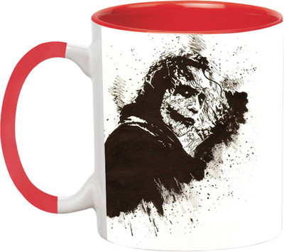 ARTBUG Joker The Dark Knight - 2801-Red Ceramic Coffee Mug(350 ml)