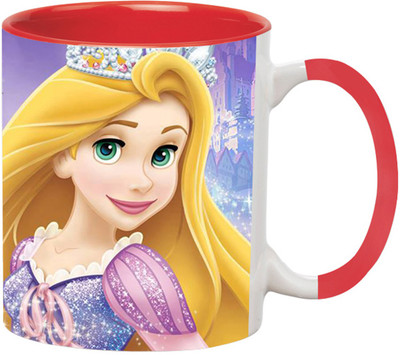 ARTBUG Rapunzel Fairy Tale -3353-Red Ceramic Coffee Mug(350 ml)