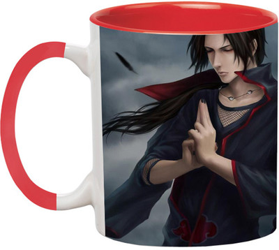 ARTBUG Itachi Uchiha Narruto -3222-Red Ceramic Coffee Mug(350 ml)