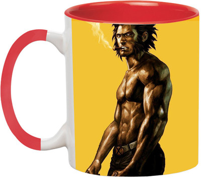 ARTBUG Wolverine - 2984-Red Ceramic Coffee Mug(350 ml)
