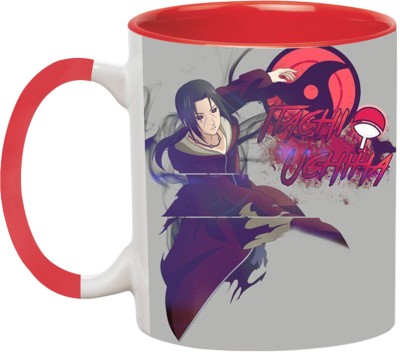 ARTBUG Itachi Uchiha Narruto -3221-Red Ceramic Coffee Mug(350 ml)